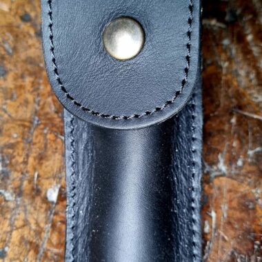 Makila black leather case