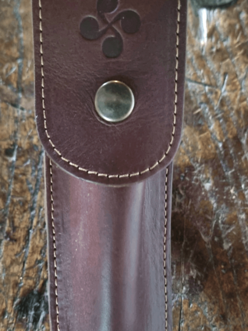 Étui cuir brun Makila