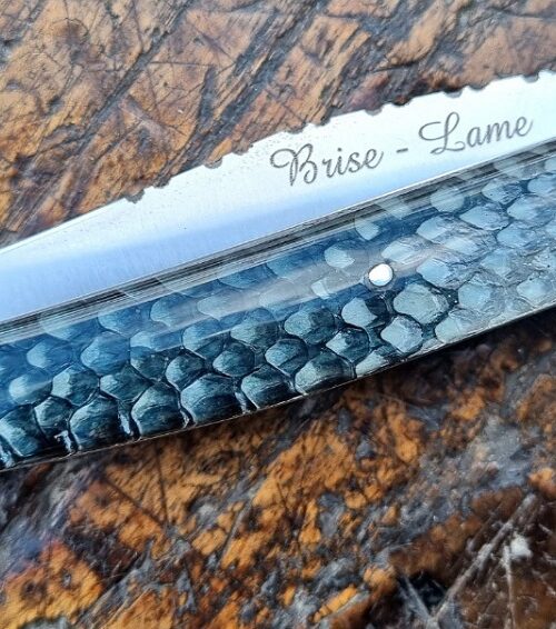 Couteau de Saint Jean de Luz, le Brise-Lame en peau de truite