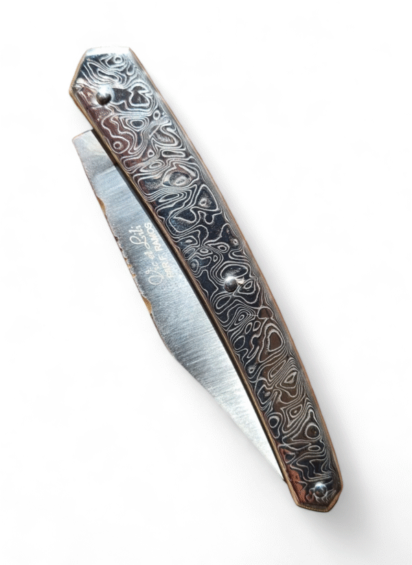 Damascus handle knife by Fernando Ramos
