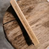 2-grain knife sharpening stone with wooden base - Image 3