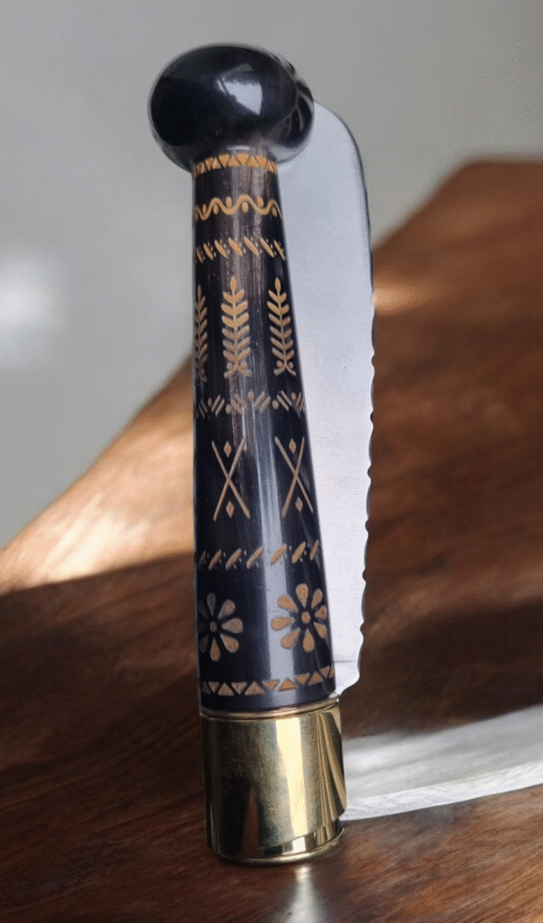 Makila black horn knife (small size)