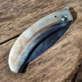 Basque Shepherd's knife black ewe's head horn - Image 3