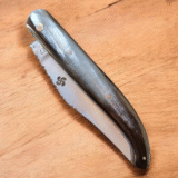 1695 Basque knife Yatagan in cow horn - Image 3