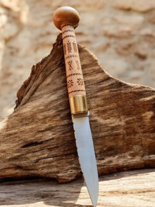 Cuchillo Makila de madera de enebro