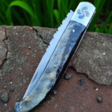 Yatagan Basque knife in Basque ewe's horn - Image 2