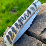 Meatzari knife in Basque ewe's horn - Image 3