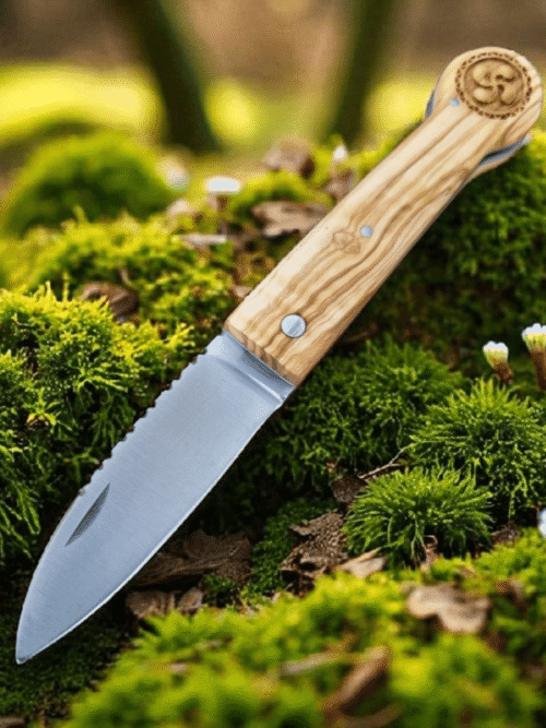 Couteau basque en olivier